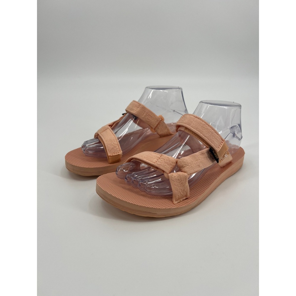 Teva Original Universal Peach Apricot Strappy Sport Sandals Womens